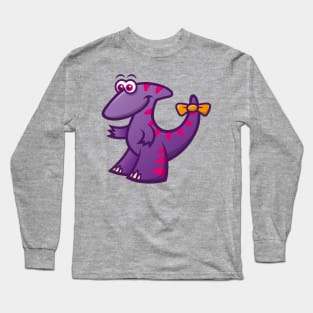 Dinosaur Parasaurolophus Long Sleeve T-Shirt